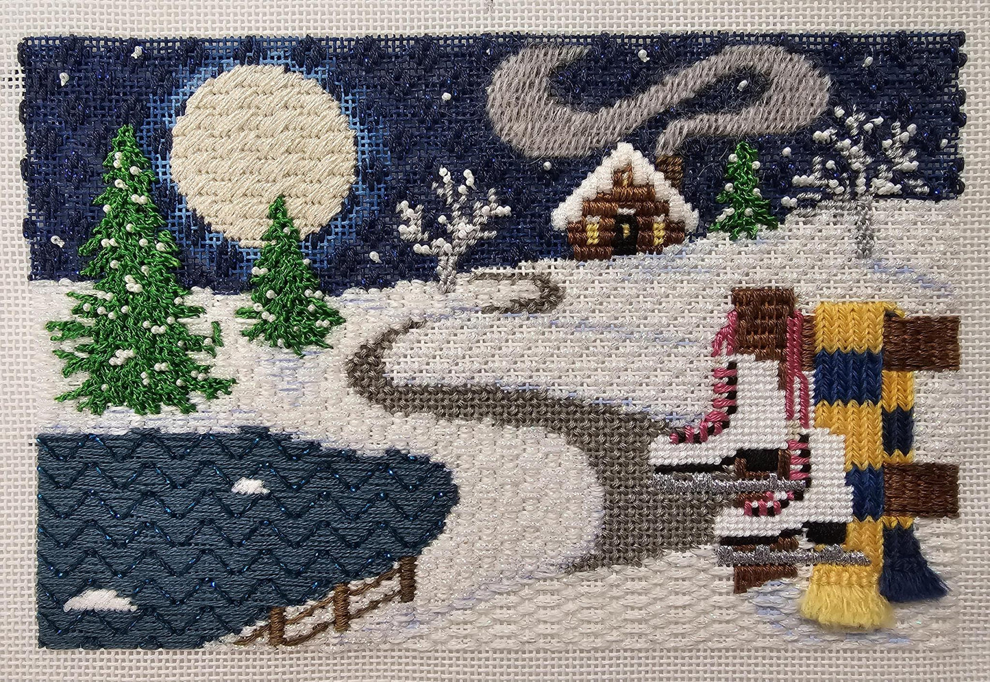 Winter Scene with Stitch Guide