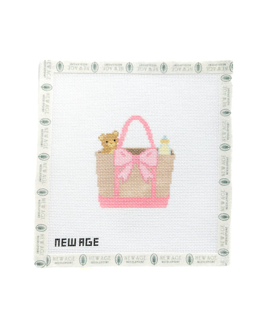 Baby Girl Pink Tote Bag Canvas