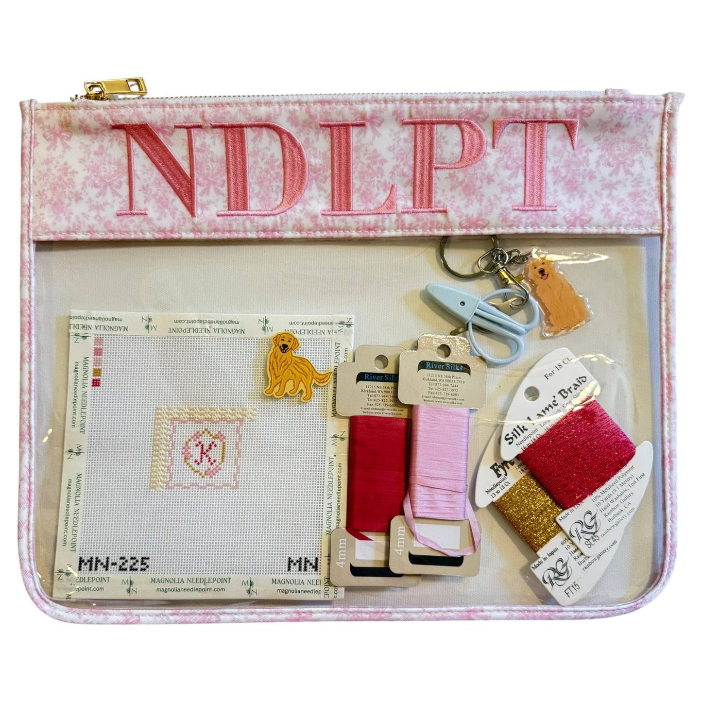 NDLPT Pink Coquette Project Bag
