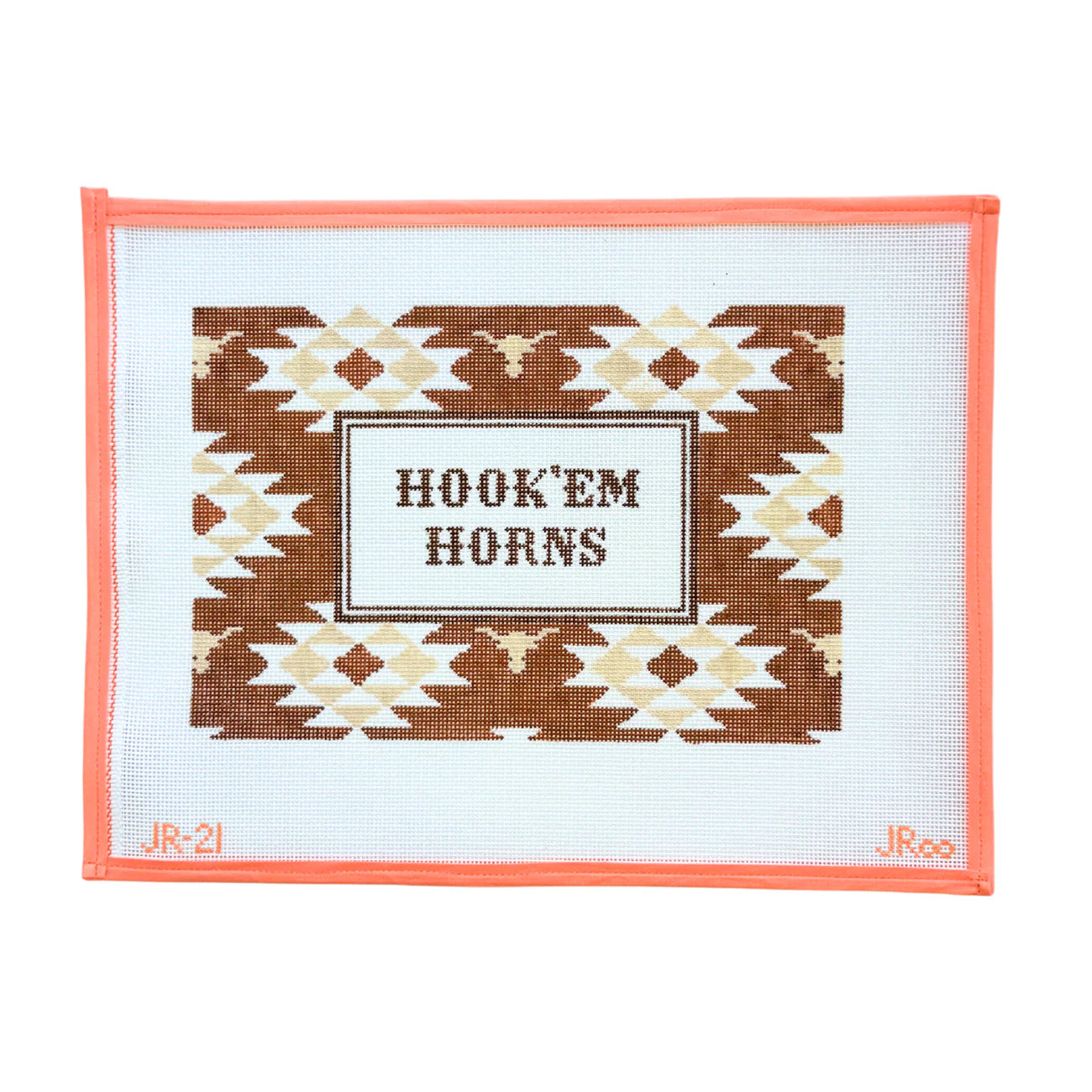 Texas Horn Motto Pattern