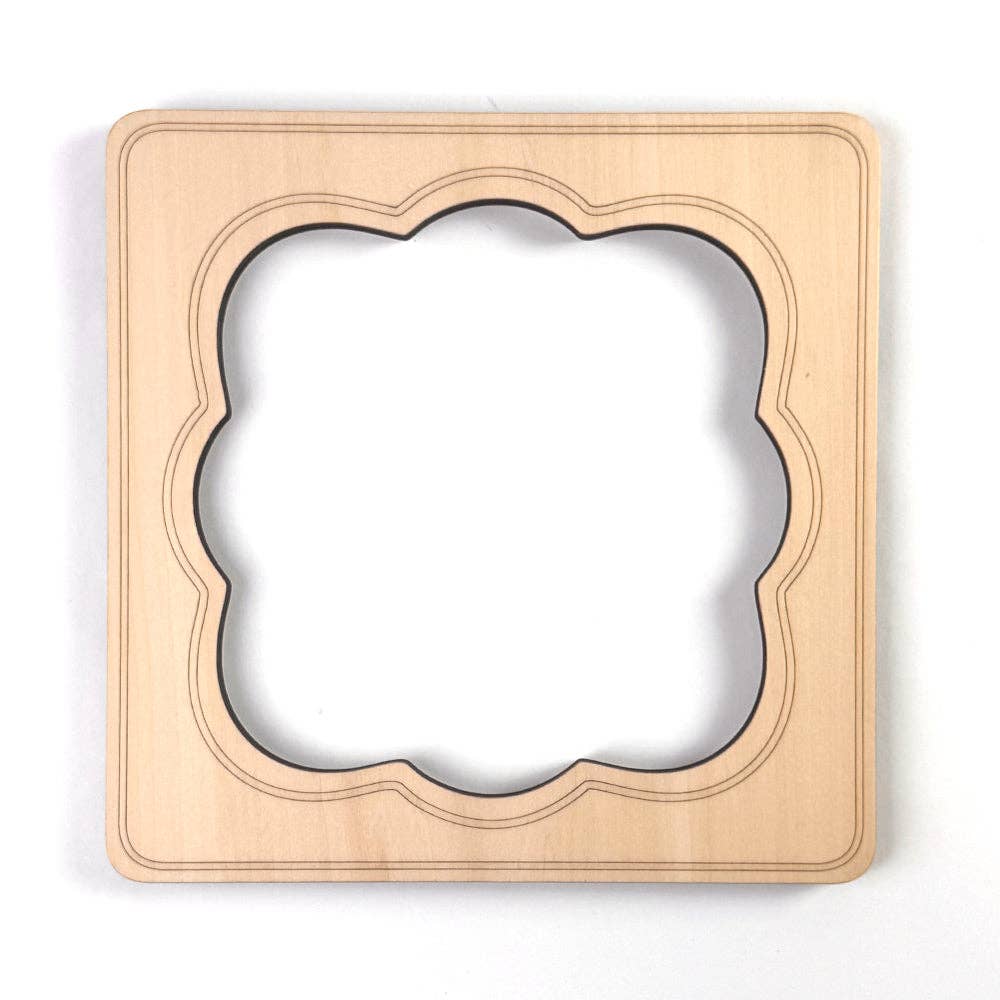 Fancy Square Small Needlepoint Stretcher Frame