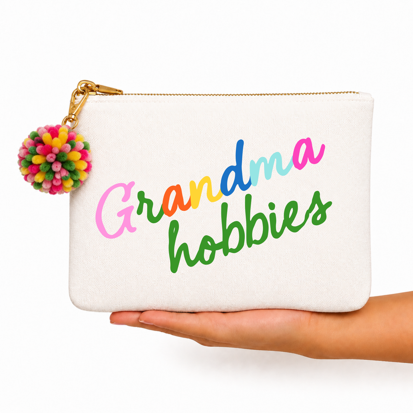 Grandma Hobby Needlepoint Project Bag | Small Tyvek GB x AL