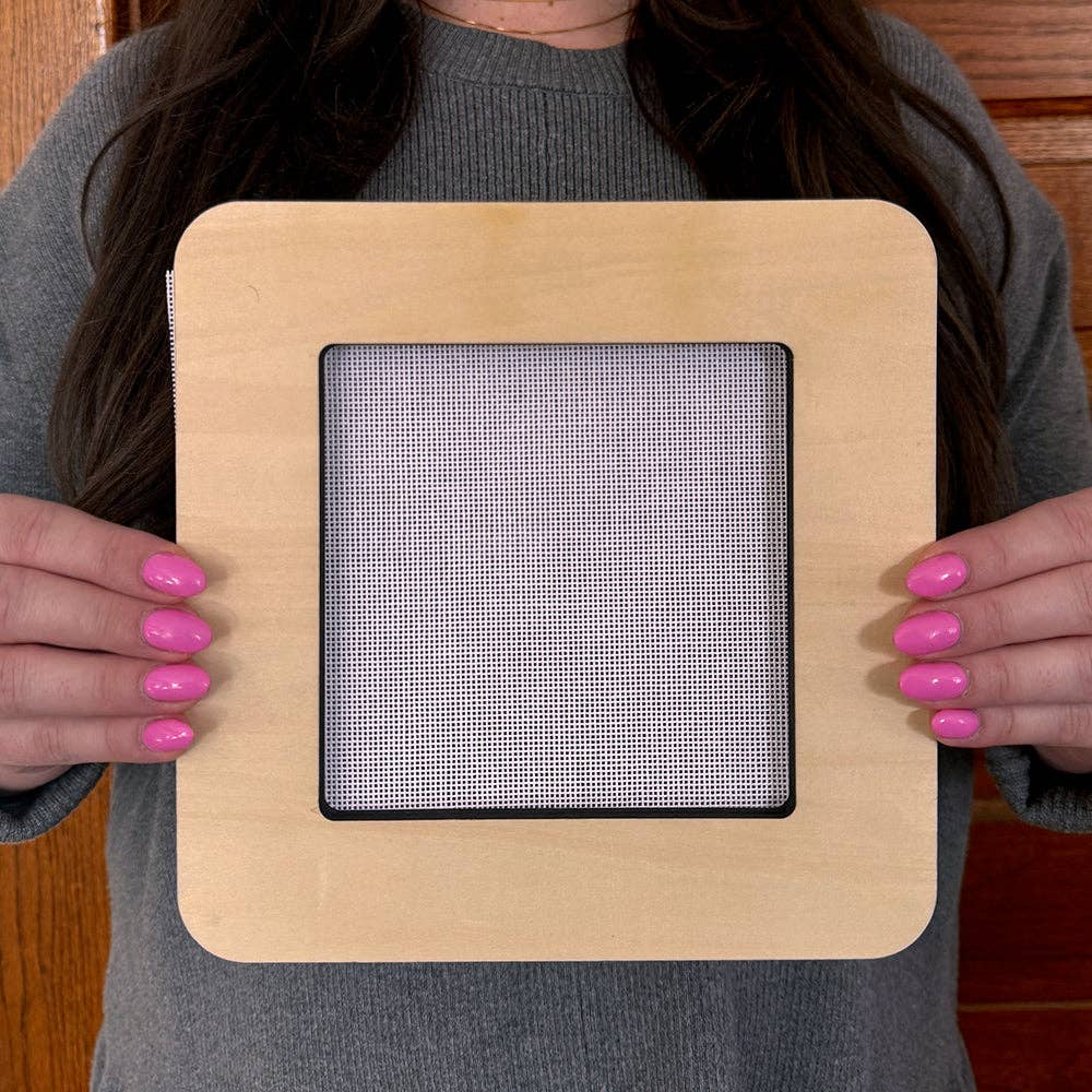 Square Medium Needlepoint Stretcher Frame