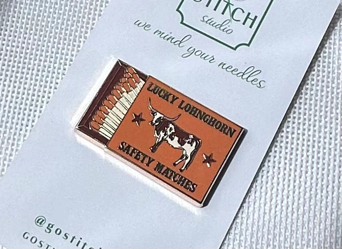 Lucky Longhorn Needle Minder