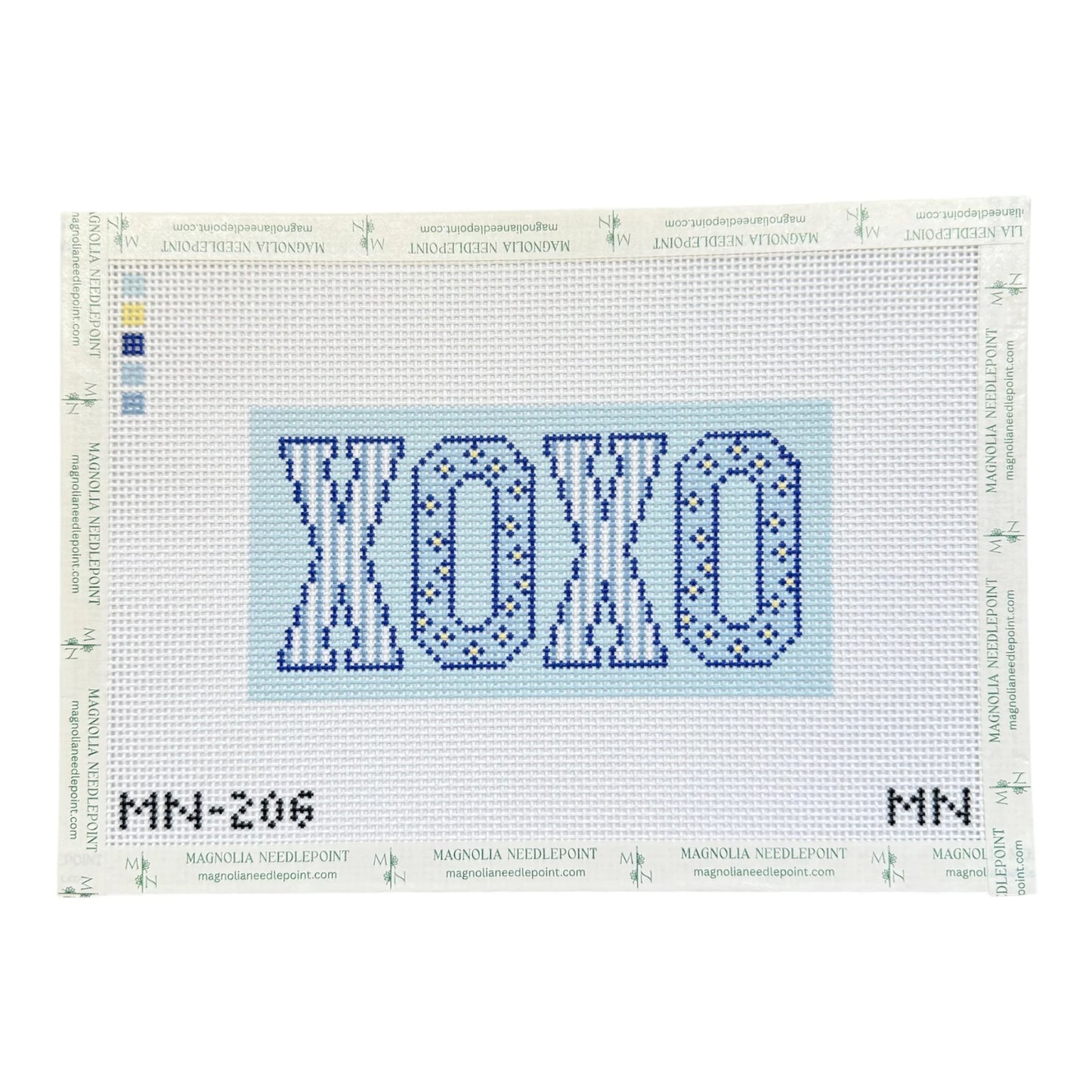 XOXO Blue Block Letters Insert