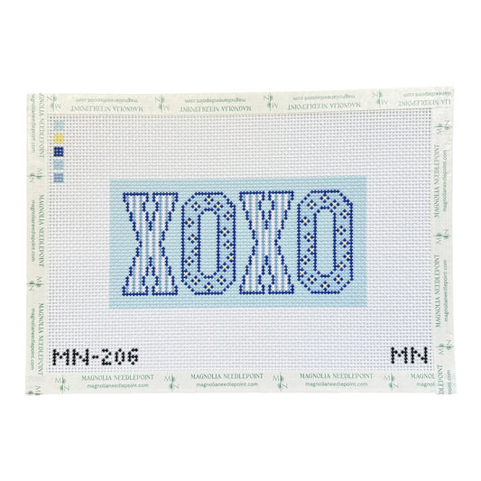 XOXO Blue Block Letters Insert